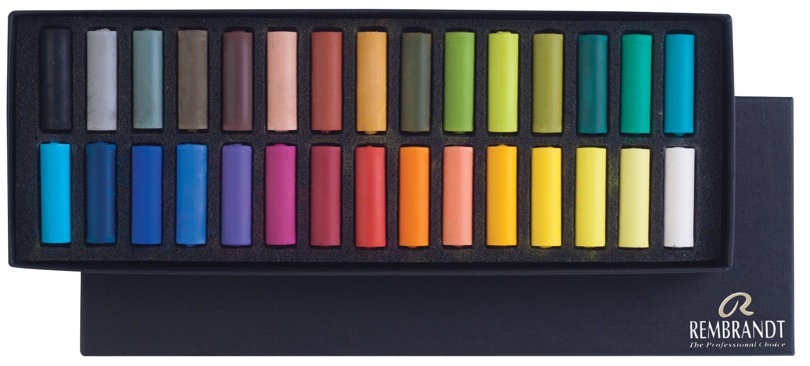 ENSEMBLE 30 DEMI-PASTELS REMBRANDT