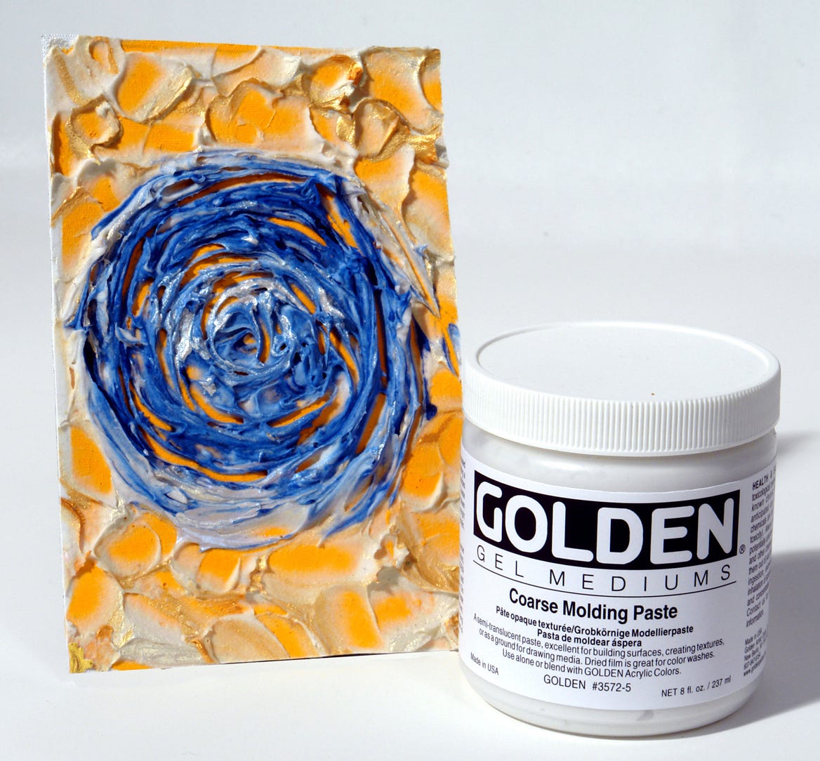 GOLDEN COARSE MOLDING PASTE ACRYLIC MEDIUM