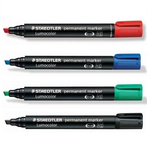 FEUTRES BISEAUTÉS LUMOCOLOR STAEDTLER PERMANENT