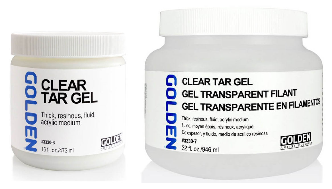 MÉDIUM ACRYLIQUE GOLDEN GEL TRANSPARENT FILANT