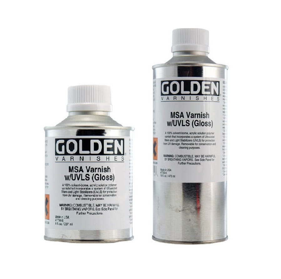 GOLDEN GLOSS MSA VARNISH WITH UVLS