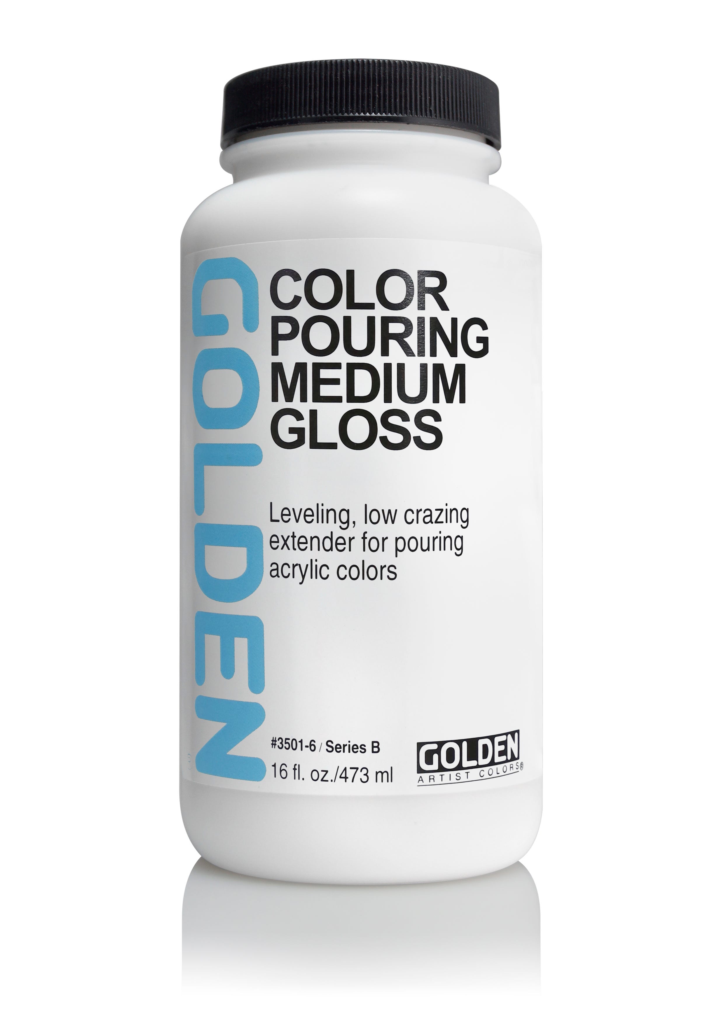 MÉDIUM ACRYLIQUE GOLDEN DE COULAGE BRILLANT