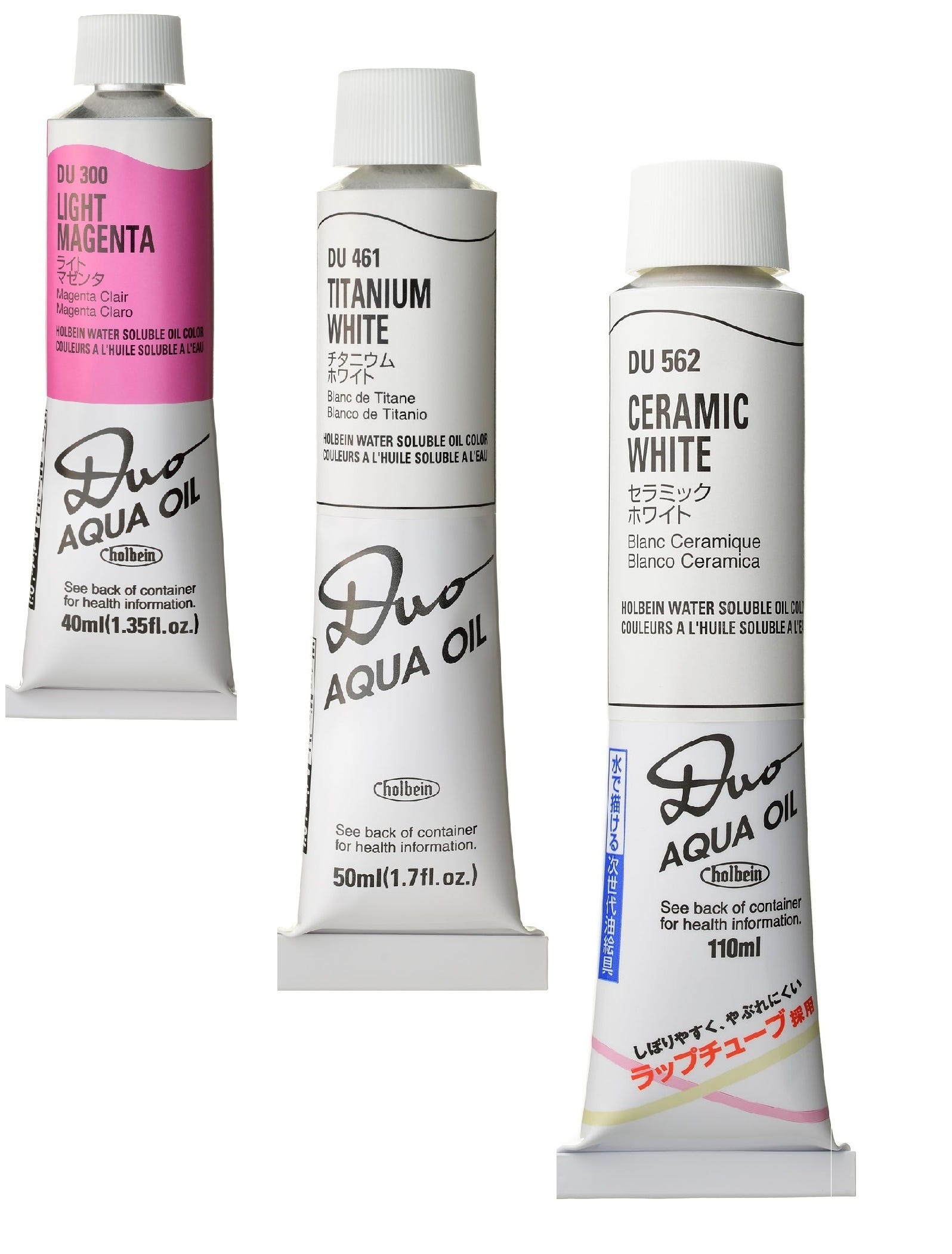 PEINTURE HUILE À L'EAU HOLBEIN DUO