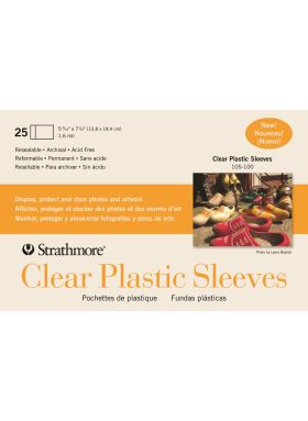ENVELOPPES PLASTIQUE TRANSPARENTES STRATHMORE