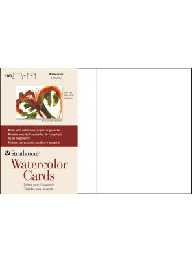 CARTES AQUARELLE STRATHMORE PAQUET DE 100