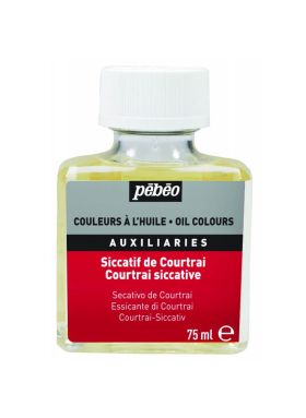 MÉDIUM À L'HUILE SICCATIF DE COURTRAI PÉBÉO 75ML